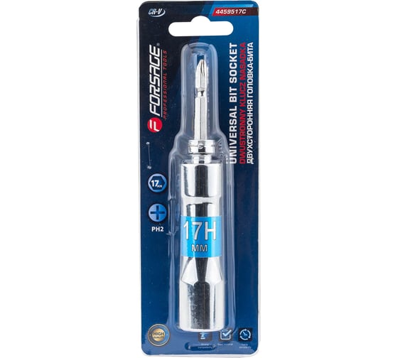 Изображение товара Головка-бита двухсторонняя 17мм Forsage F-4459517C(63797)
