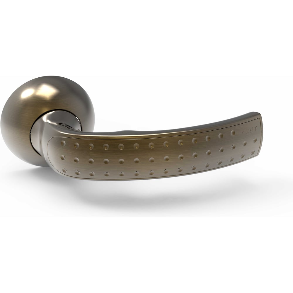 Изображение товара Ручка на фланце CRIT РФ-8891-Бр 04450 бронза хром для входных дверей