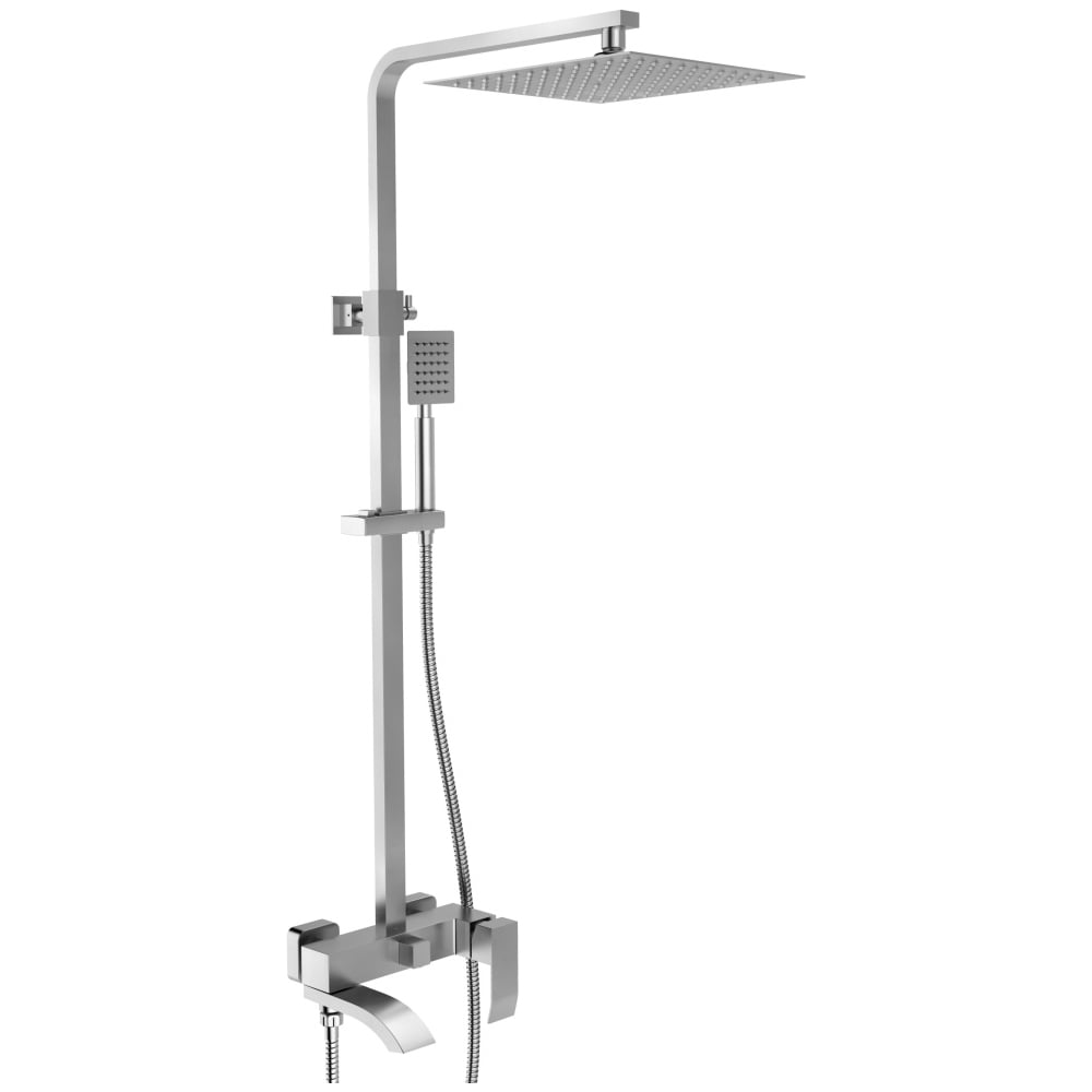 Изображение товара Душевая система ViEiR нерж сатин верхний и ручной душ современный дизайн