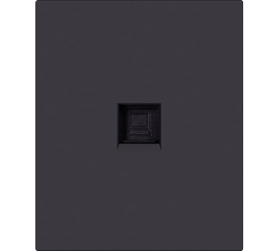 Изображение товара Розетка компьютерная SMARTBUY RJ-45 модульная 10А черная Альтаир SBE-m11b-S1-RJ