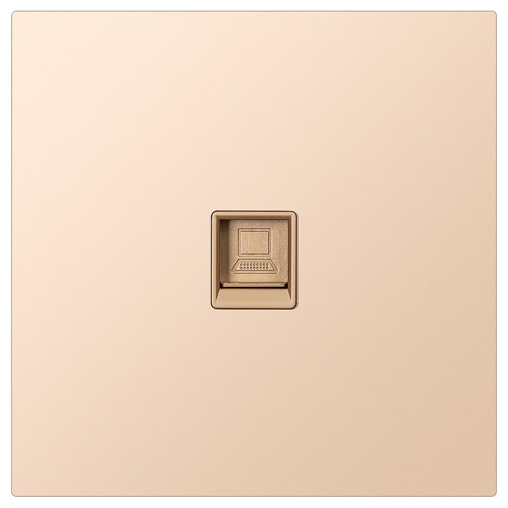 Изображение товара Розетка компьютерная SMARTBUY RJ-45 IP20 шампань для сети и интернета Изображение товара Розетка компьютерная SMARTBUY RJ-45 IP20 шампань для сети и интернета