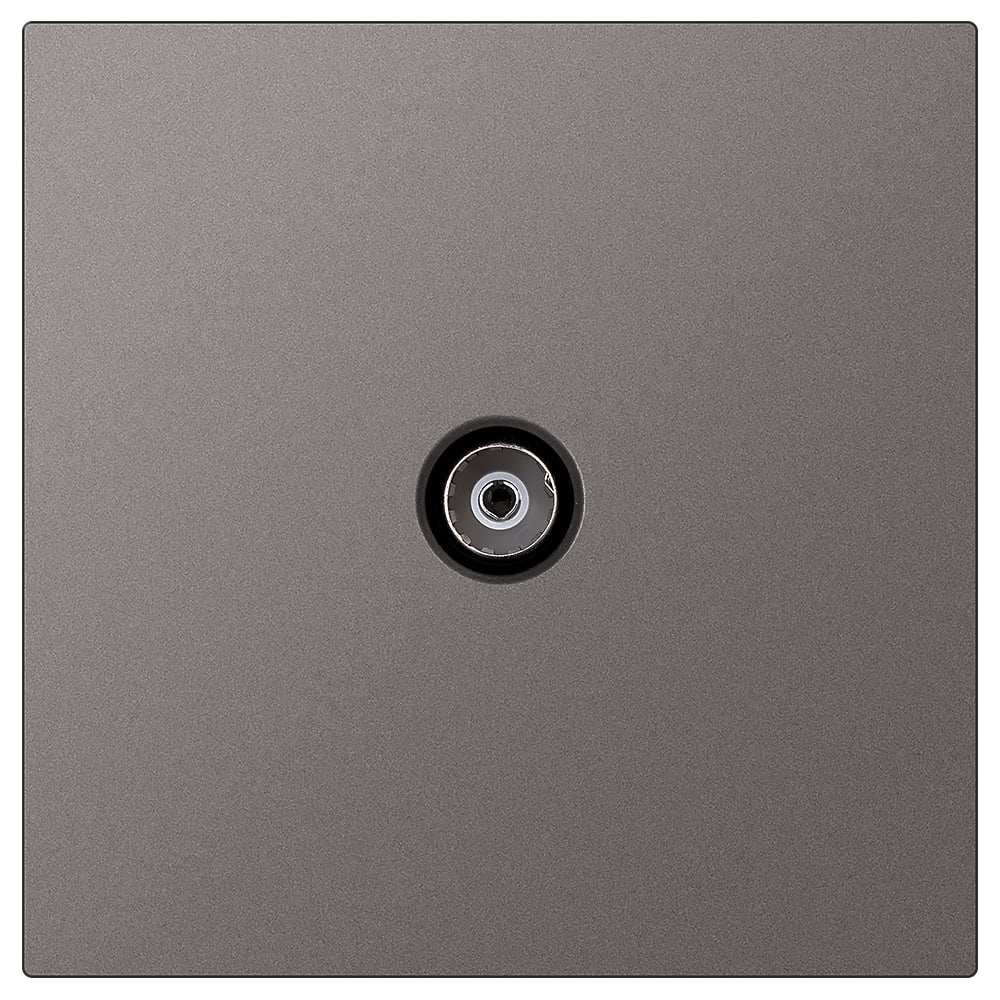 Изображение товара Розетка телевизионная SMARTBUY 1-местная 75 Ом 5-862 МГц IP20 графит