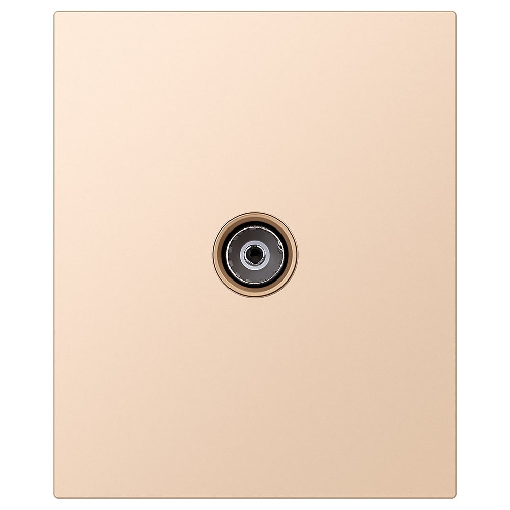 Изображение товара Розетка телевизионная SMARTBUY 1-местная 75Ом модульная IP20 шампань