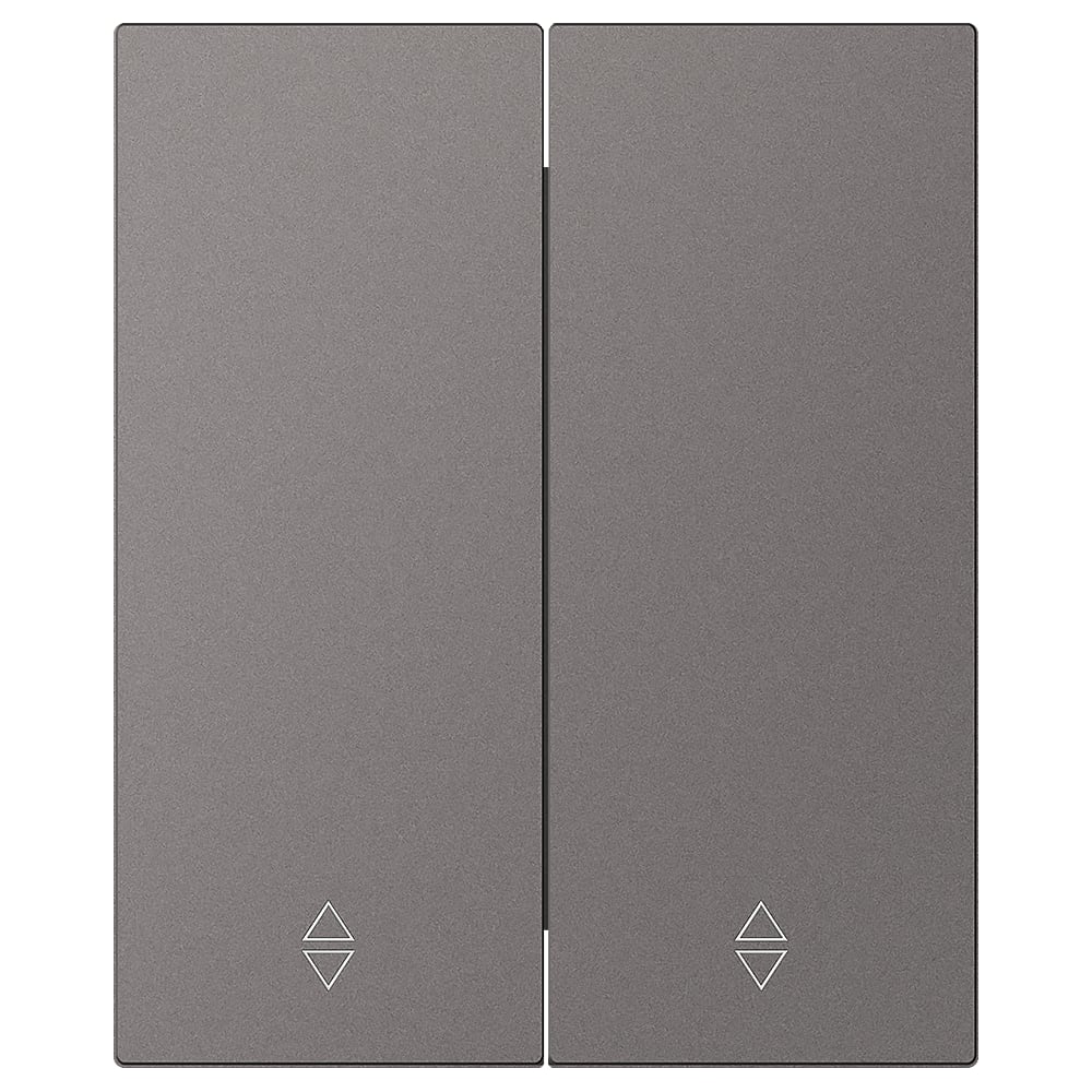 Изображение товара Выключатель проходной 2-клавишный SMARTBUY модульный графит IP20