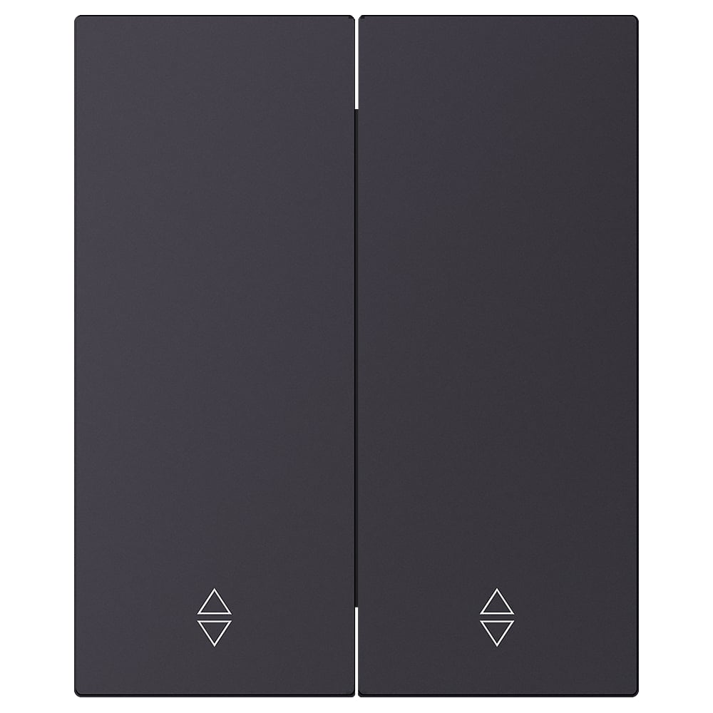 Изображение товара Выключатель проходной 2-клавишный SMARTBUY модульный 10А черный