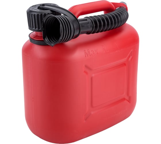 Изображение товара Канистра полиэтиленовая красная для ГСМ с заливным устройством 5 л REDMARK RM80005