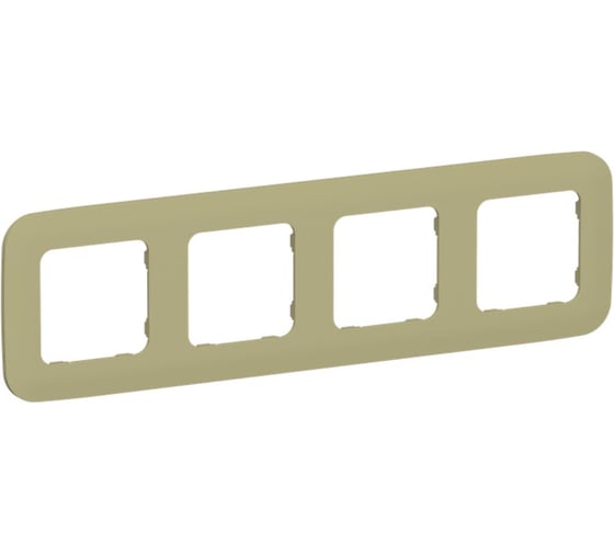 Изображение товара Рамка 4-местная IEK FLITE РУ-4-А-ФлО оливковый FI-M42-31-20-K26