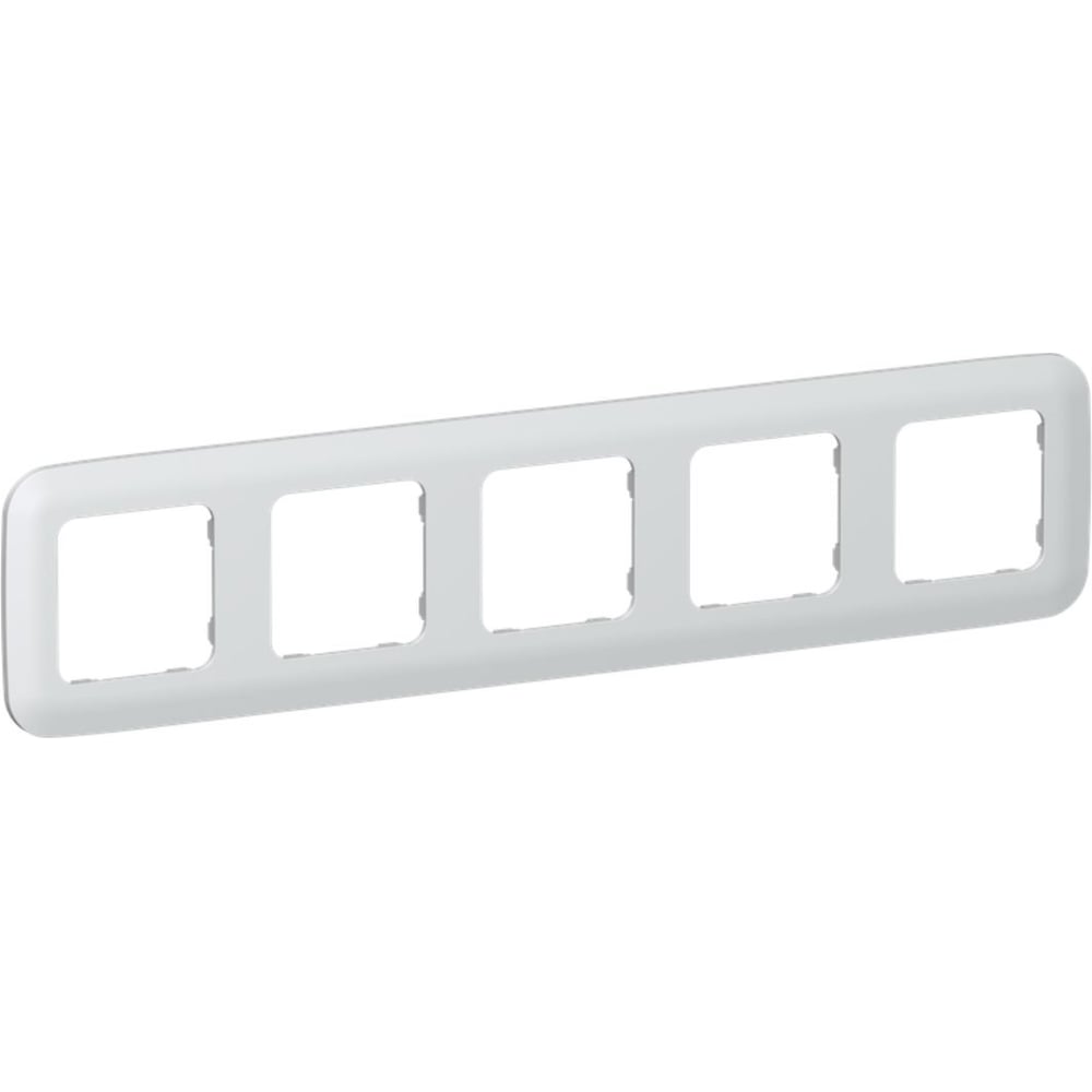 Изображение товара Рамка 5-местная IEK FLITE РУ-5-А-ФлЖ жемчуг, пластиковая, класс IP20, серия FLITE