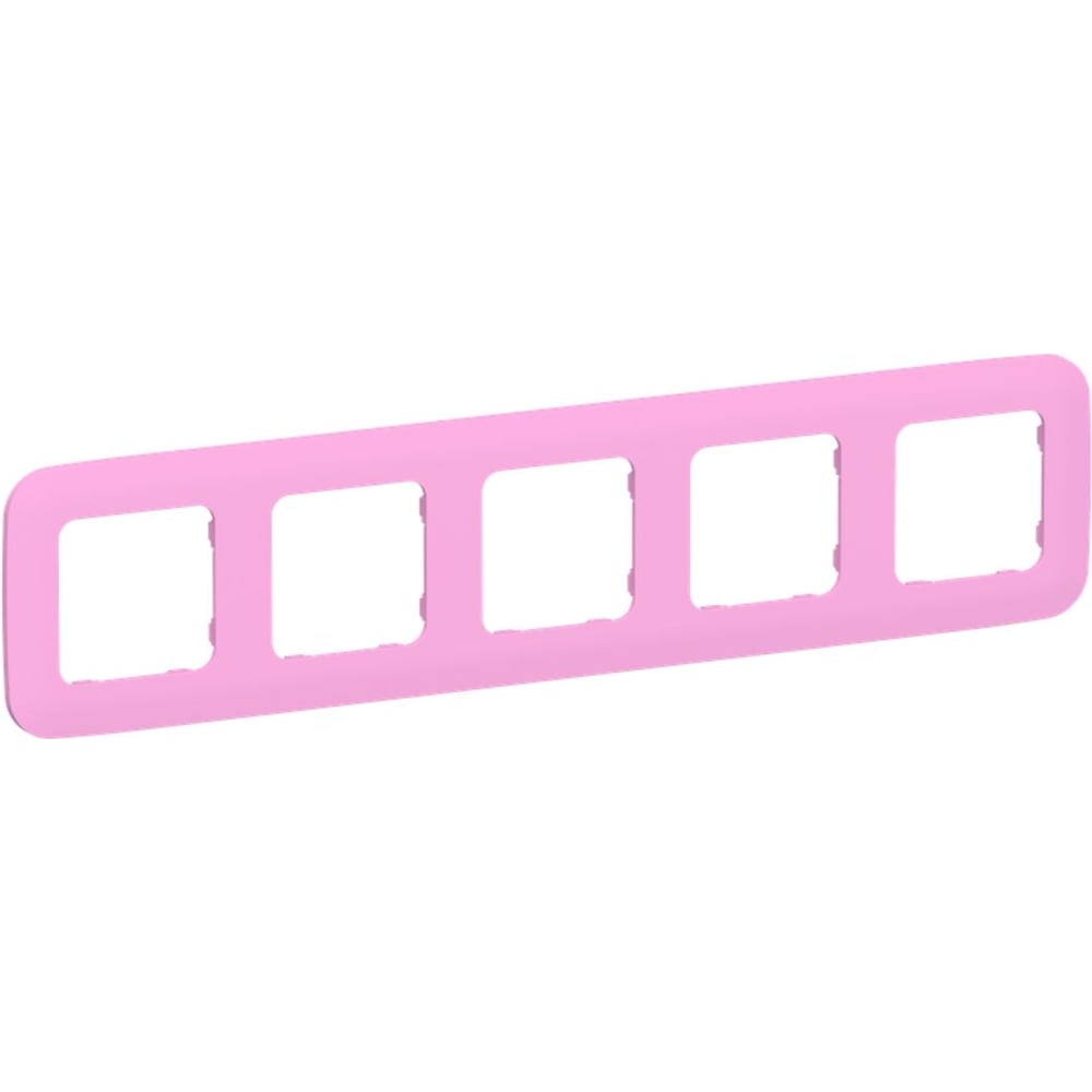 Изображение товара Рамка 5-местная IEK FLITE РУ-5-А-ФлПр пурпурная пластиковая