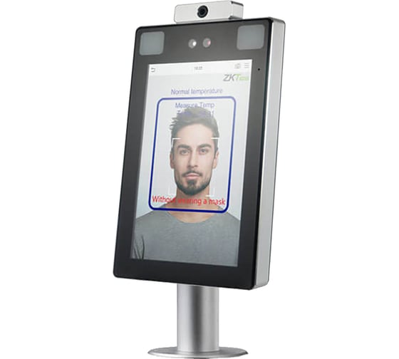Изображение товара Терминал с измерением температуры ZKTEco ProFace X CH/TD 00-00011173