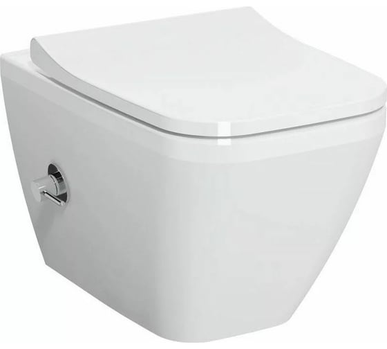 Изображение товара Подвесной унитаз Vitra Integra Square 54 см, безободковый с функцией биде 7082B003-7209