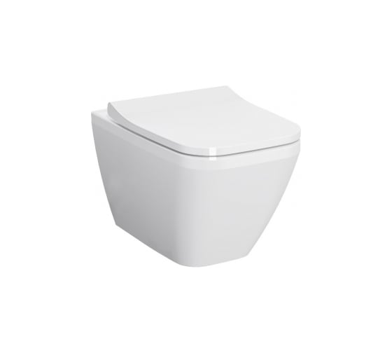 Изображение товара Подвесной унитаз Vitra Integra Square 54 см, безободковый7082B003-0075