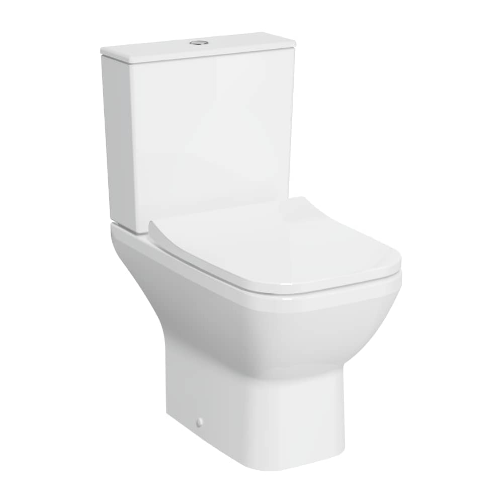 Изображение товара Комплект напольного безободкового унитаза Vitra Integra Square Open-Back 9833B003-7205 Изображение товара Комплект напольного безободкового унитаза Vitra Integra Square Open-Back 9833B003-7205