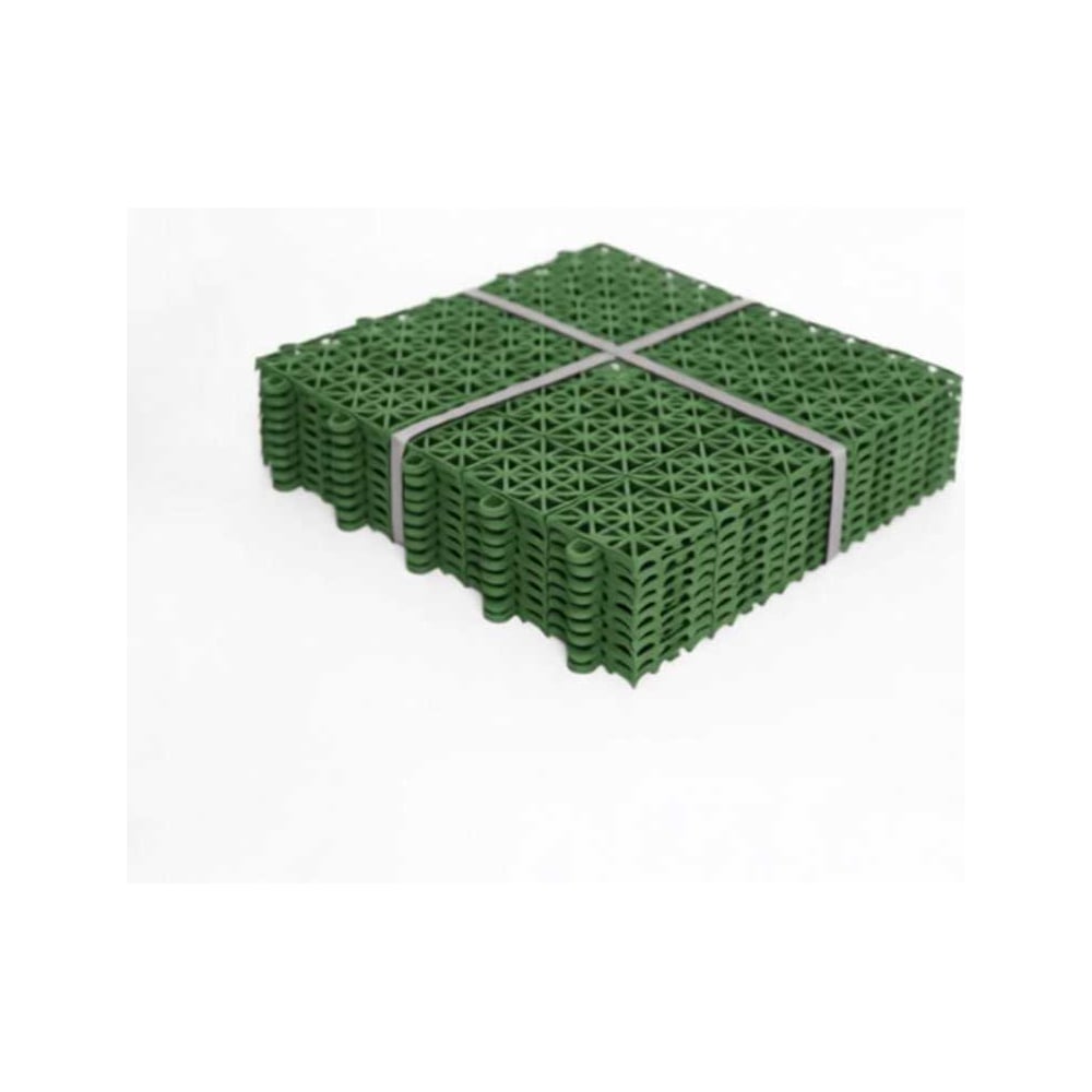 Изображение товара Покрытие садовое модульное BEFAST зеленое 330x300x10 мм комплект 9 шт
