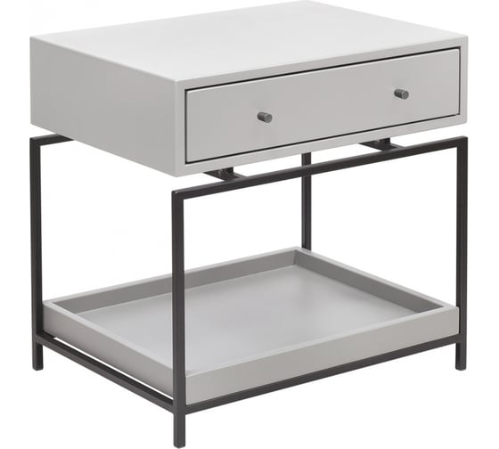 Изображение товара Прикроватная тумба GreenWeen KARIN, черный/Mouse Gray GW-NS-KARIN-B-MDF-MG
