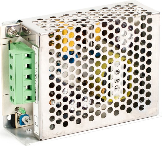 Изображение товара Источник питания Моллюск 12/3 IP20 DIN 12В, 3А, сетевое U=100-240В. DIN-рейка 842