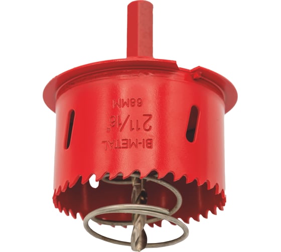 Изображение товара Универсальная биметаллическая коронка с выталкивающей пружиной по дереву, металлу MPS (68 мм), 1 шт 5528