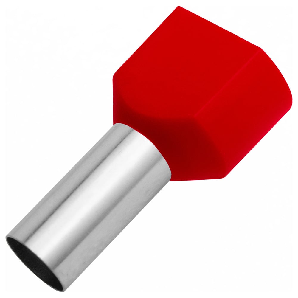 Изображение товара Наконечник штыревой втулочный изолированный Vell НШВИ 10-14, 10 упаковок по 100 шт