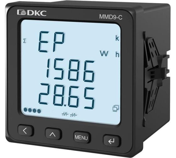 Изображение товара Многофункциональное измерительное устройство DKC LCD дисплей MMD9-C-RSDA
