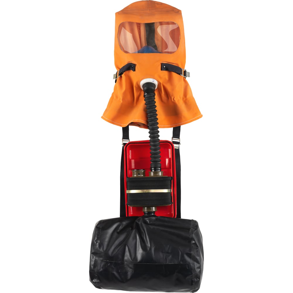 Изображение товара Изолирующий промышленный самоспасатель PROX S20 ПДУ-5П с капюшоном герметичный футляр