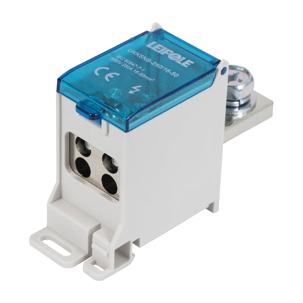 Изображение товара Распределительный блок Leipole UKK6NB-250/16-50/4x16 250А 690В на DIN-рейку