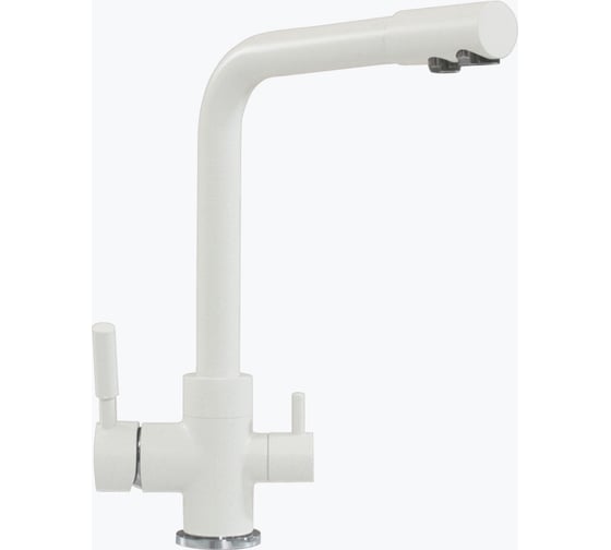 Изображение товара Кухонный смеситель Tolero высокий Дуо (№923 Белый) 627642