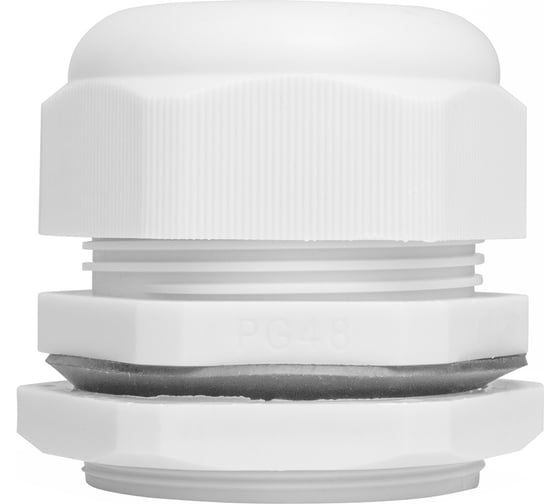 Изображение товара Ввод кабельный, пластиковый Vell PG-48, 37-44 мм², 50 шт 1396796