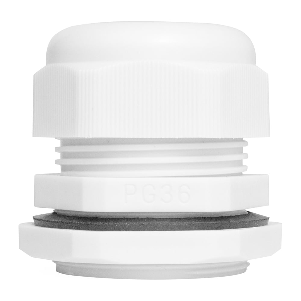 Изображение товара Кабельный пластиковый ввод Vell PG-36 22-32 мм 50 шт в упаковке