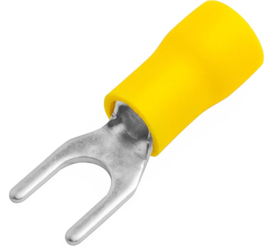 Изображение товара Наконечник кабельный вилочный изолированный Vell НВИ 6,0-5, 200 шт, 1396787