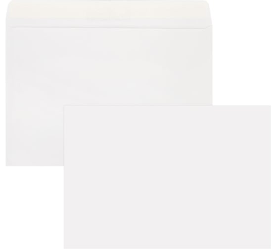 Изображение товара Конверты Staff С4 (229х324мм), отрывная лента, 100г/м2, КОМПЛЕКТ 500 шт 118666