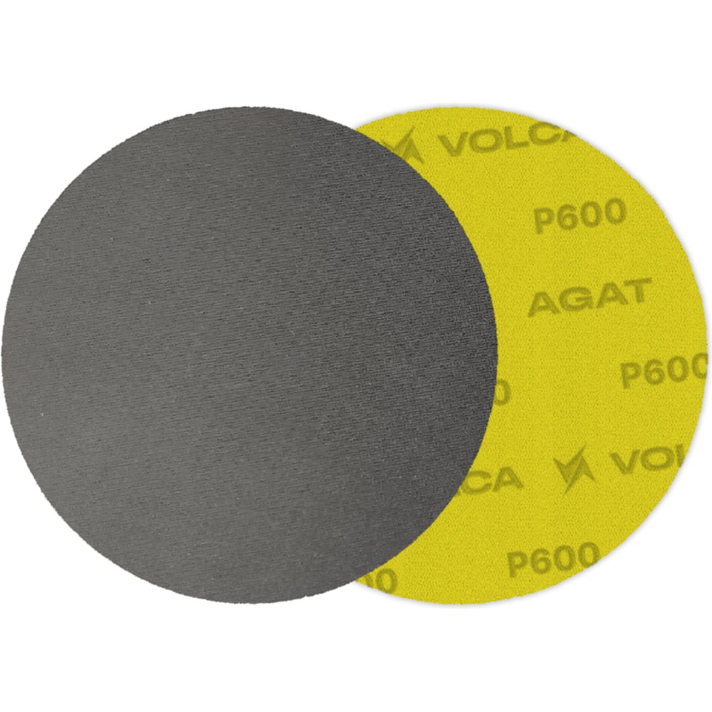 Изображение товара Диск шлифовальный VOLCA AGAT 150мм, P 600 (упаковка 10шт.) 48241500600