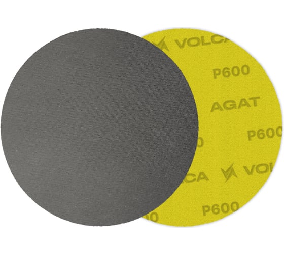 Изображение товара Диск шлифовальный VOLCA AGAT 150мм, P 600 (упаковка 10шт.) 48241500600