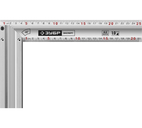 Изображение товара Жесткий столярный угольник ЗУБР 250 мм 34392-25