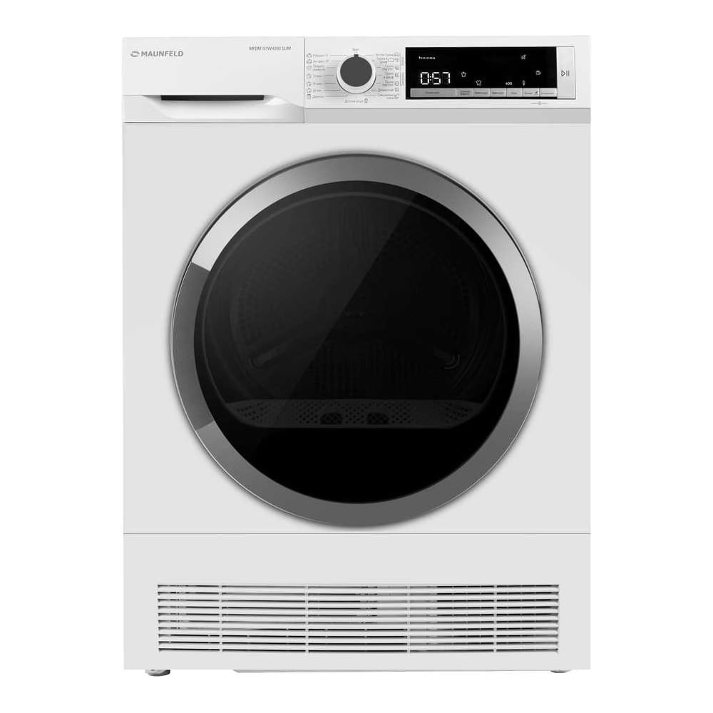 Изображение товара Сушильная машина MAUNFELD MFDM157WH200 с фронтальной загрузкой и функциями защиты