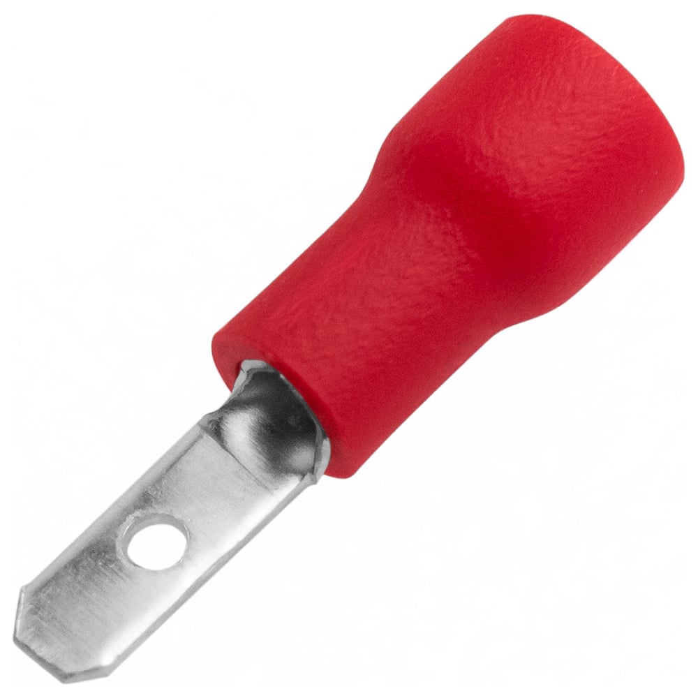 Изображение товара Разъем кабельный Vell плоский изолированный папа RPI-P 1,5-2,8 мм² 100 шт