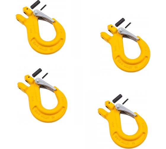 Изображение товара Комплект крюков с вилочным креплением КанТраст 1,12 т, 4 шт 4КВ330112