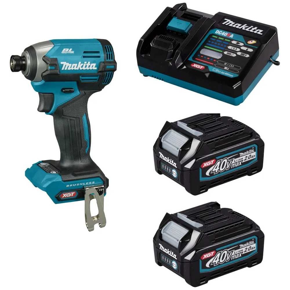 Изображение товара Шуруповерт ударный аккумуляторный Makita XGT BL 40В 210 Нм 4+1 режим TD003GA201