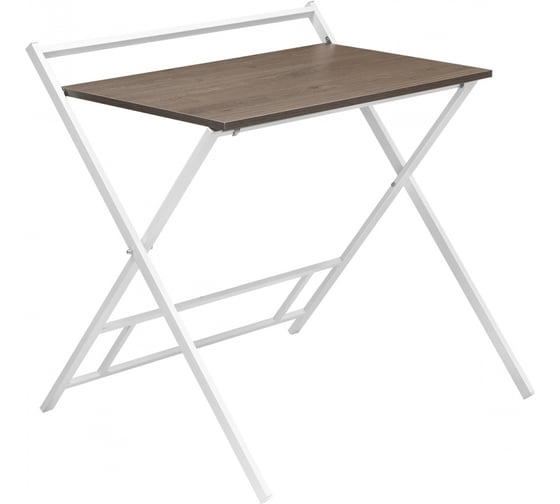 Изображение товара Складной компьютерный стол GreenWeen 800 мм, белый/дуб графит GW-PCT800W-L-G