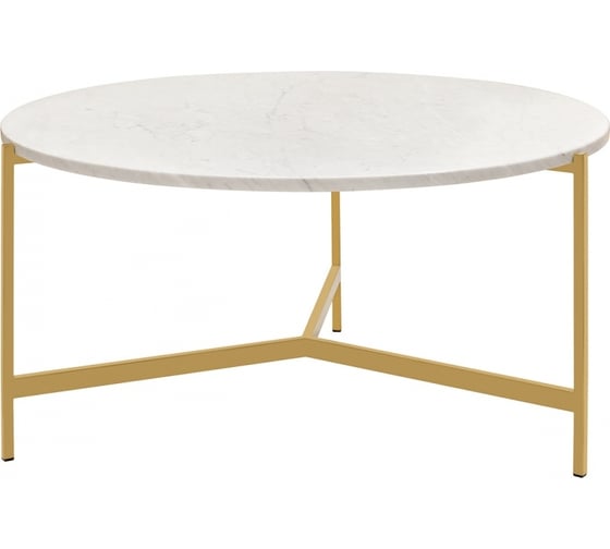Изображение товара Журнальный столик GreenWeen AURORA, золотой, столешница мрамор 900x450 GW-AURORA-M-G