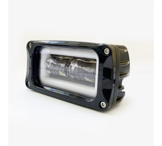 Изображение товара Рабочий свет ZOOML, 10–30 В, 20 Вт, 6000 К, Bright, Epistar/4, ангельские глазки, направленный, 100x55x55 мм WL-2LS01-H