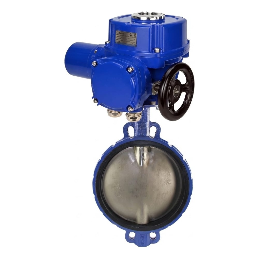 Изображение товара Дисковый затвор DN.ru GGG50-GGG40-EPDM-ISO-R Ду500 Ру16 электропривод 220В