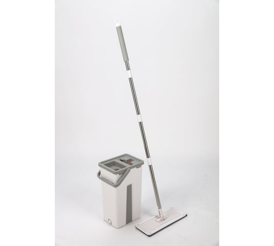 Изображение товара Комплект для уборки Rosenberg швабра и ведро для отжима R-800056