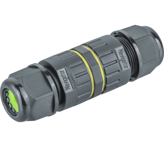Изображение товара Коннектор Navigator 82 837 NTB-I02-3P-IP68 I-образный, 3PIN 82837