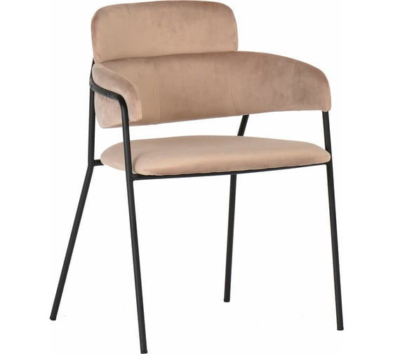 Изображение товара Стул BRADEX Napoli латте с черными ножками FR 0326