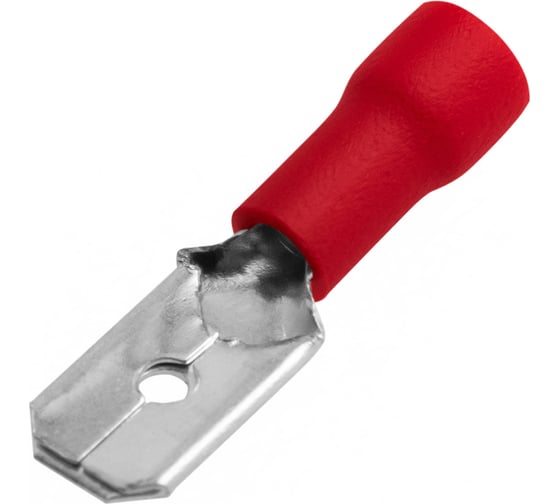 Изображение товара Разъем кабельный, плоский изолированный «папа» Vell РПИ-П 1,5-6,3, 1000 шт, 1397026