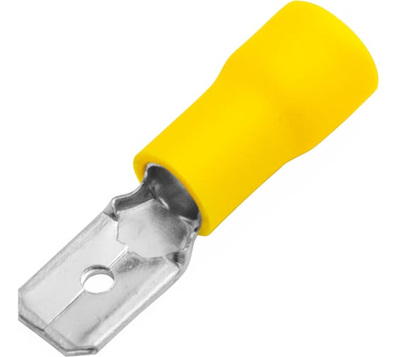 Изображение товара Разъем кабельный, плоский изолированный «папа» Vell РПИ-П 6,0-6,3, 500 шт, 1396734