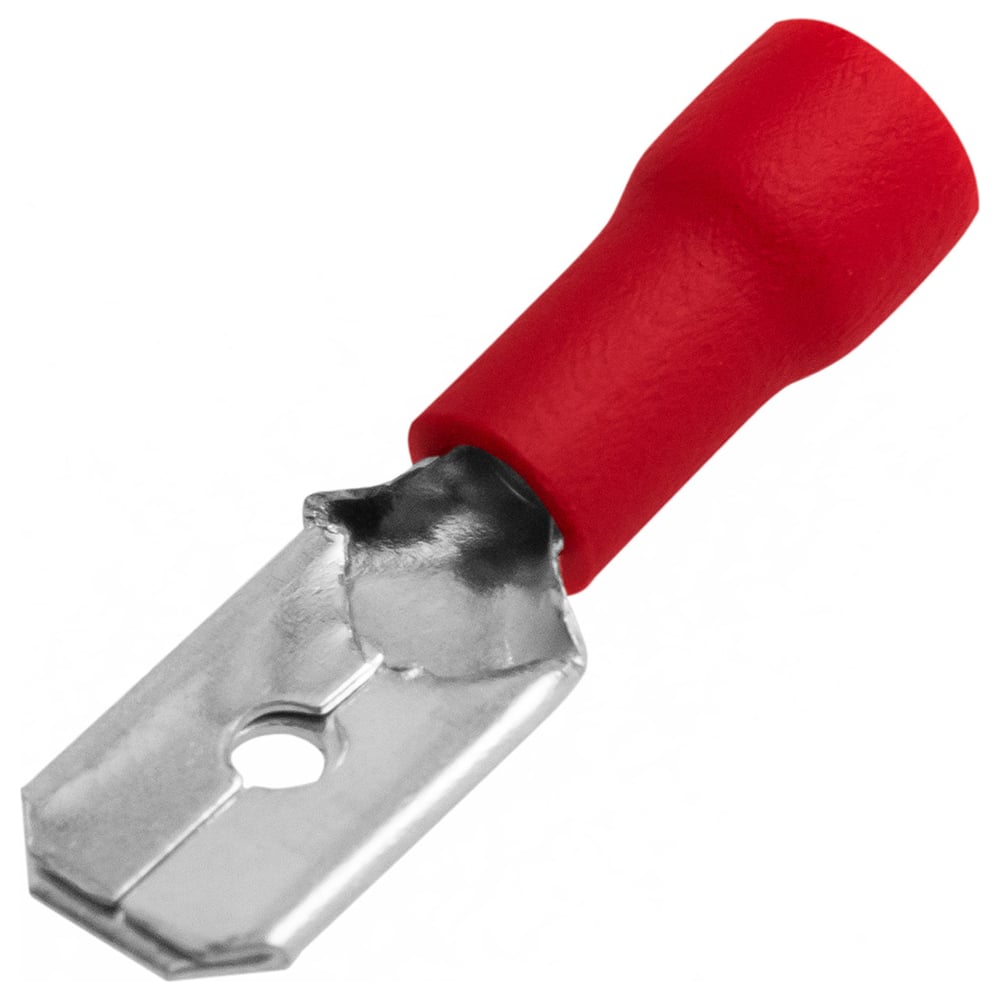 Изображение товара Разъем кабельный плоский изолированный папа RPI-P 1,5-6,3, 200 шт