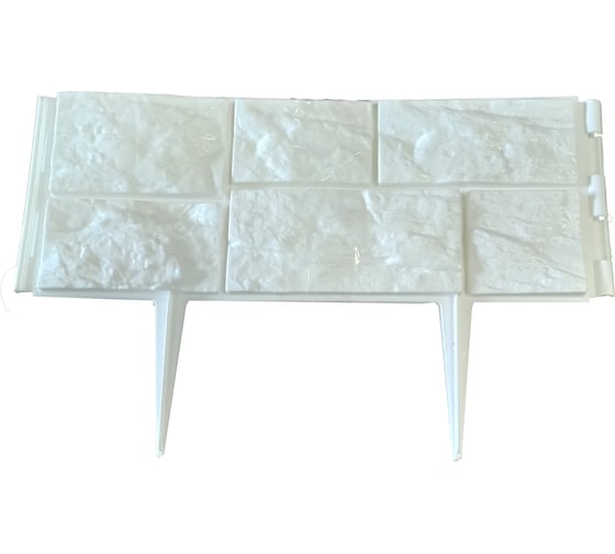 Изображение товара Бордюр Дачная мозаика Старый дворик белый 46850