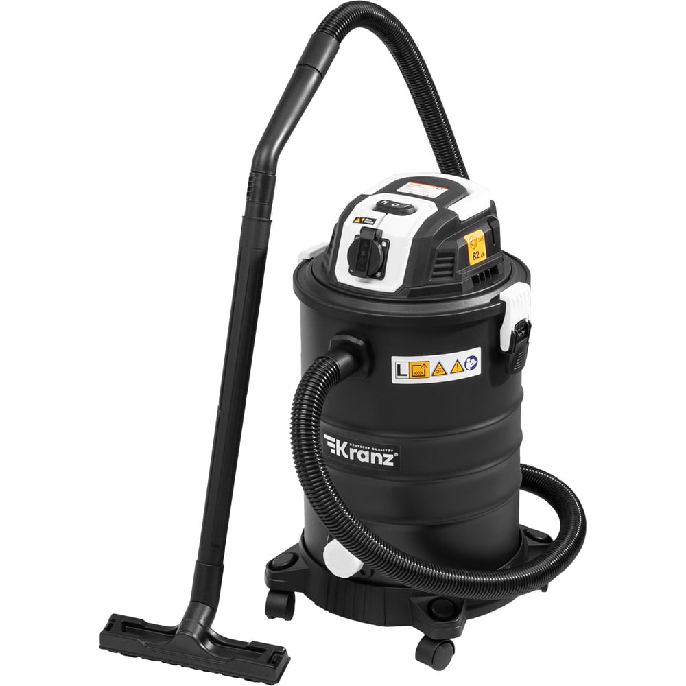 Изображение товара Строительный пылесос KRANZ KR30 1400Вт 30л влажная и сухая уборка