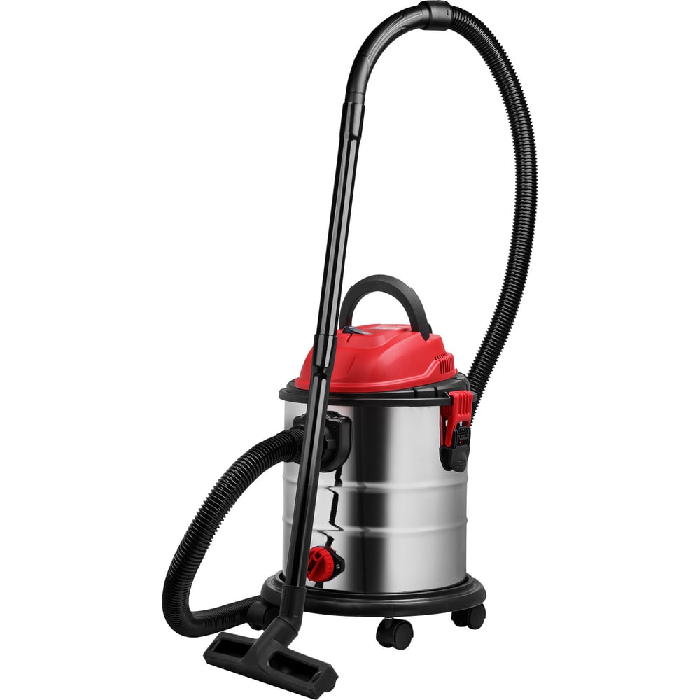 Изображение товара Пылесос строительный WORTEX VC 1512-1 WS 1200 Вт, 20 л, провод 4 м, шланг 3 м 1329991 ЦЗ-1947763622